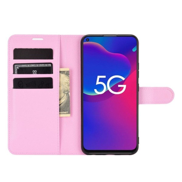 Classic ZTE Axon 11 SE 5G flip kuoret - Pinkki Pink