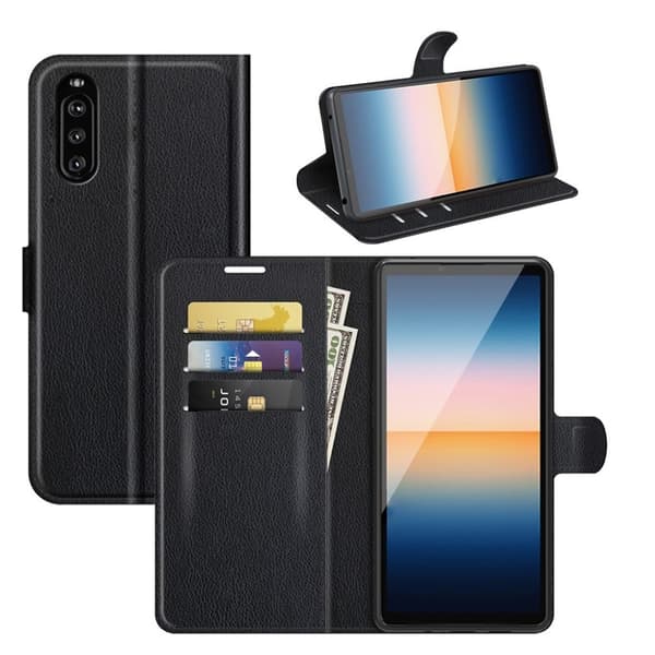 Classic Sony Xperia 10 III Flippetui - Svart Black