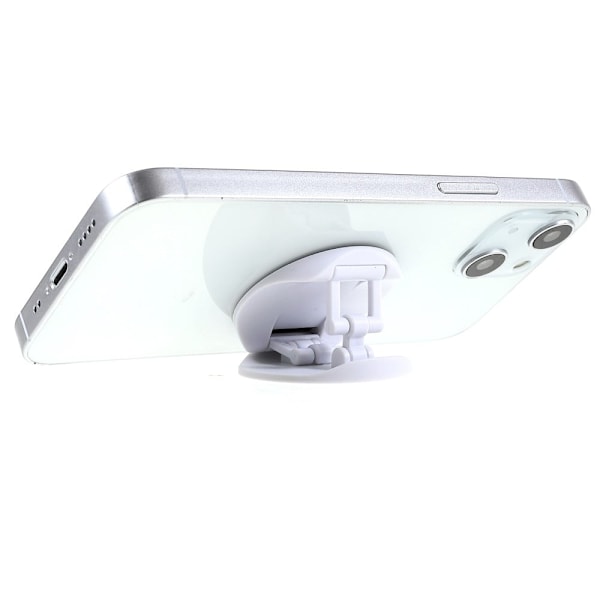 Universal rund foldbar telefonholder i marmorstil - Sort Marmor Black