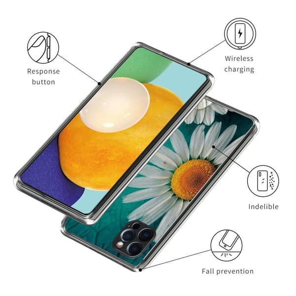 Deco iPhone 15 Pro Max cover - Marguerit Blue