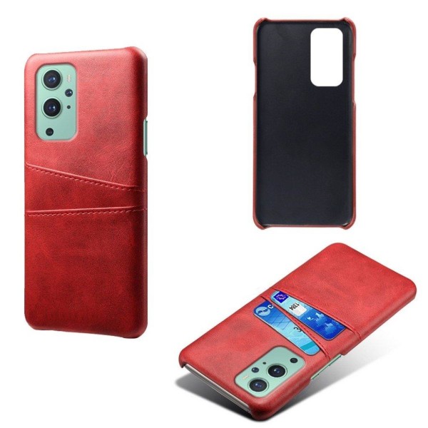 Dual Card Etui OnePlus 9 - Rød Red