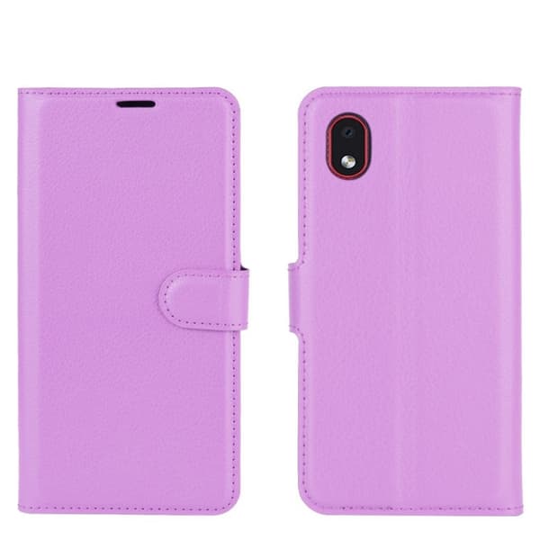 Classic Samsung Galaxy M01 Core flip kuoret - Violetti Purple