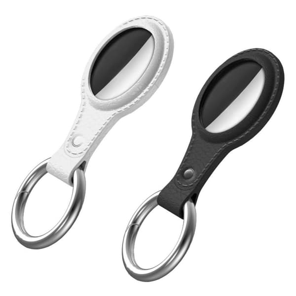 2Pcs HAT-PRINCE AirTags TPU cover - Hvid / Sort Multicolor