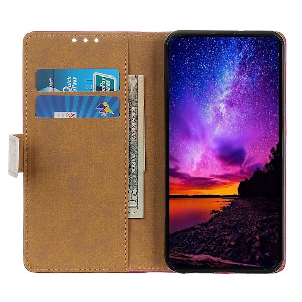 Nokia 1 Plus kuvioitu nahkakotelo - Pöllöt Multicolor