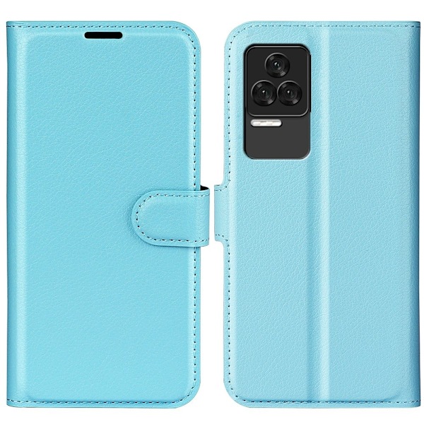 Klassisk Xiaomi Redmi K50 / Xiaomi Redmi K50 Pro flip etui - Blå Blue