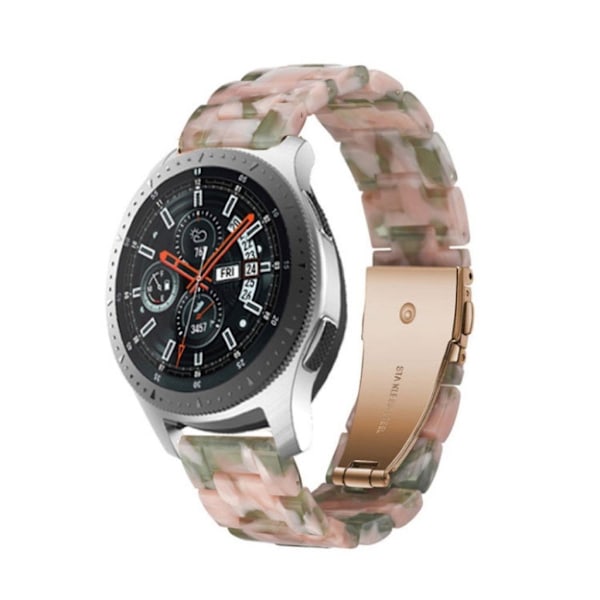 Resin design rem til Huawei Watch GT devices - pink / grøn Pink