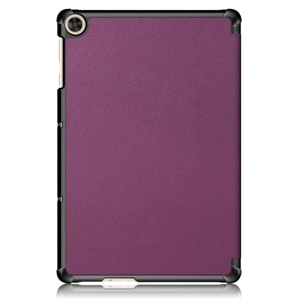 Tri-fold läderfodral för Huawei MatePad T10 - Lila Lila