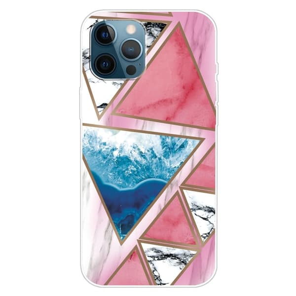 Abstract iPhone 16 Pro-deksel - Style G Pink