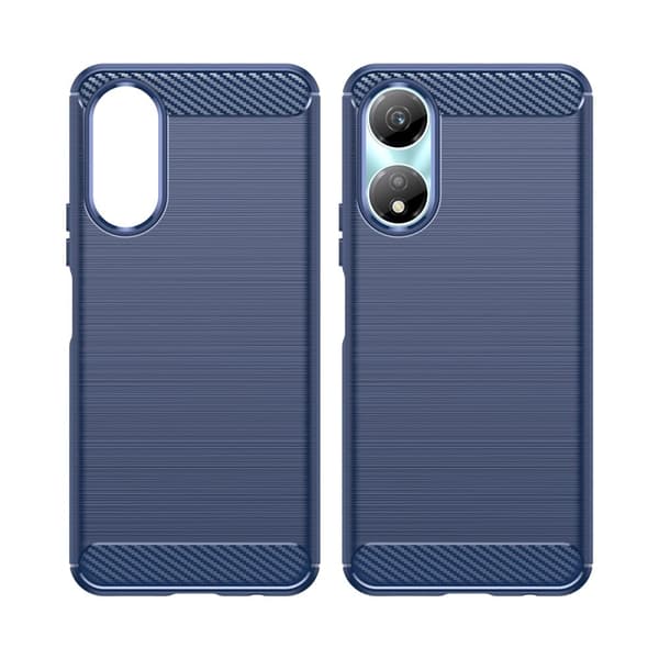 Carbon Flex Honor X5 Plus / Huawei Enjoy 40C kotelot - Tummansininen Blue