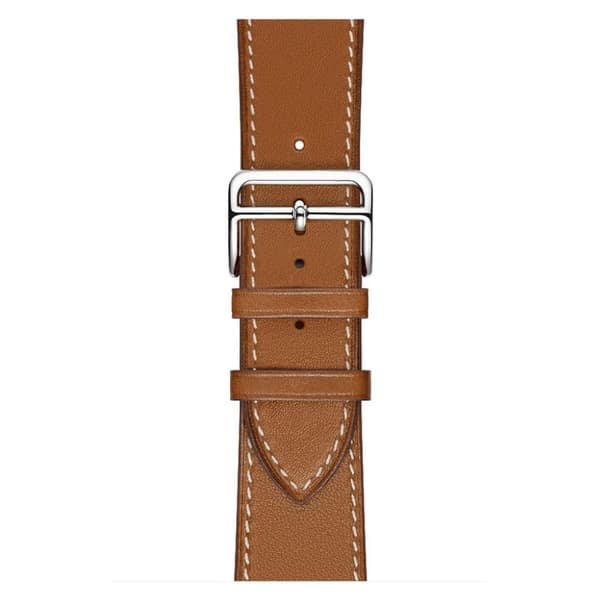 Apple Watch Series 4 40mm ægte læder Urrem - Brun Brown
