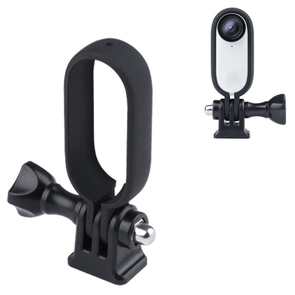 Insta360 Go2 beskyttende kameraramme + 1/4 tommer gevindadapter Black