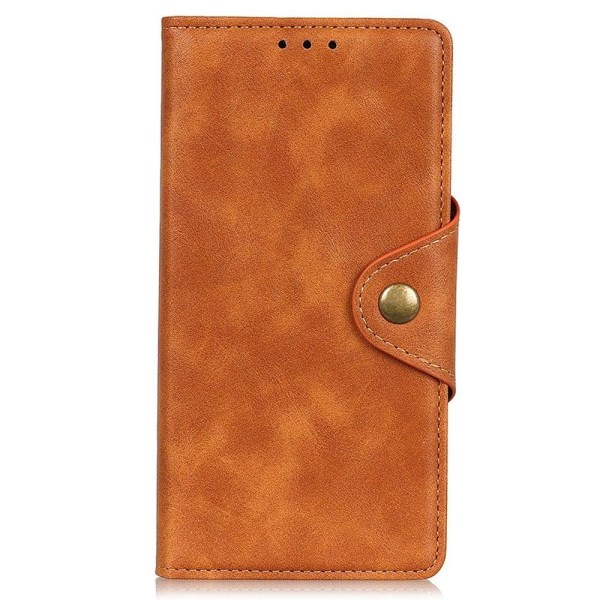 Alpha Samsung Galaxy M23 læder flip etui - Brun Brown