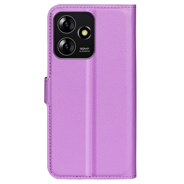 Classic ZTE Blade A73 flip etui - Lilla Purple