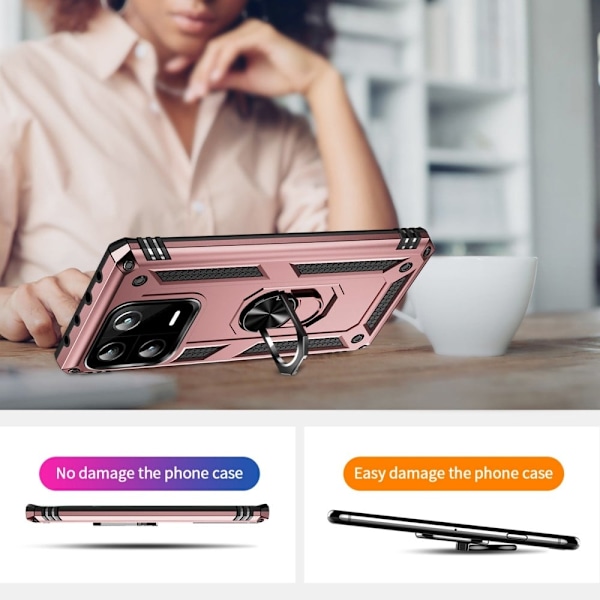 Bofink Combat Xiaomi 13 Pro Etui - Rødguld Pink
