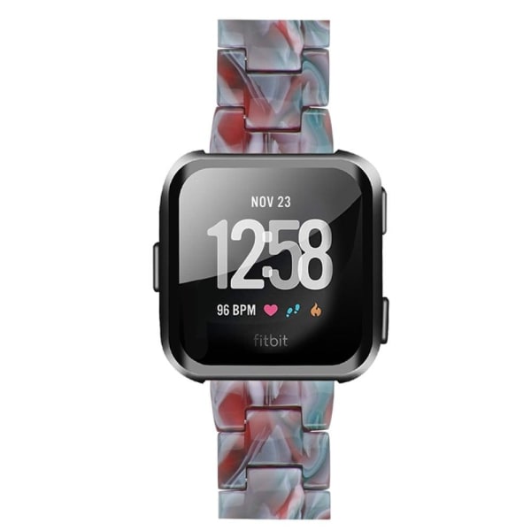 Fitbit Versa 2 / Versa Lite quick release resin watch strap - Em Multicolor