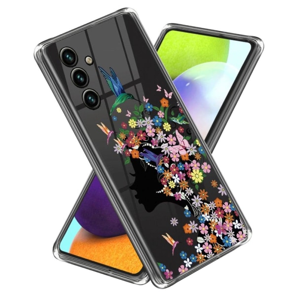 Deco Samsung Galaxy A34 5G Etui - Blomst Fe Multicolor