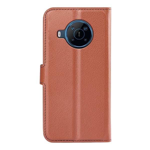 Classic Motorola Moto E30 flip etui - Brun Brown