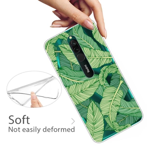 Deco Xiaomi Redmi 8 skal - Blad Grön