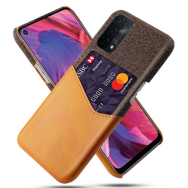 Bofink Oppo A54 5G / A74 5g / A93 5g Card Suojakuori - Oranssi Orange