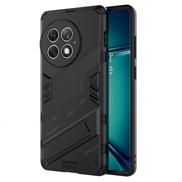 Shockproof Hybrid Deksel med A Modern Touch til OnePlus Ace 2 Pro 5g - Svart Black