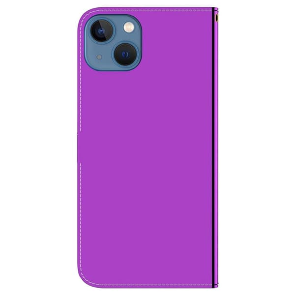 Mirror iPhone 15 Plus Flippetui - Lilla Purple