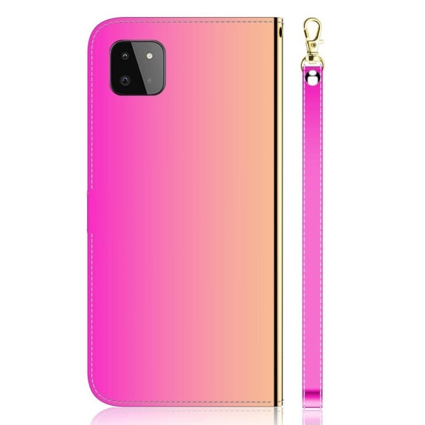 Mirror etui til Samsung Galaxy A22 5G - Rose Pink