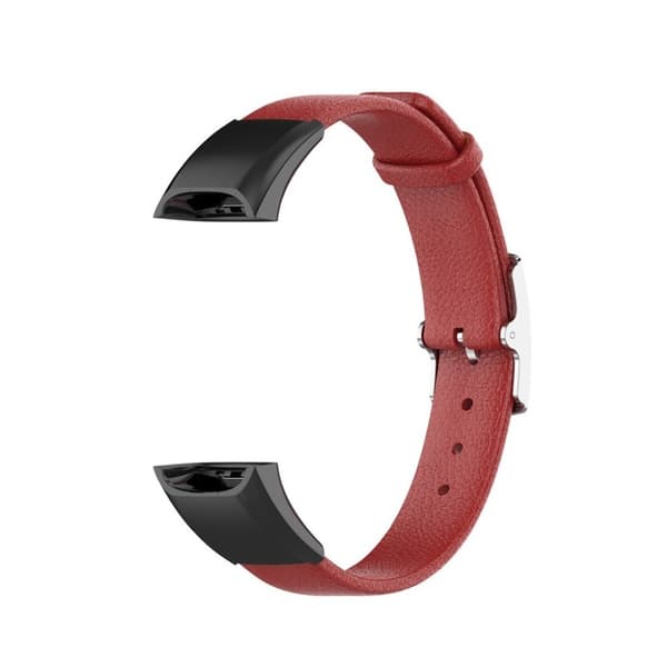 Honor Band 5i urrem i ægte læder - Rød Red