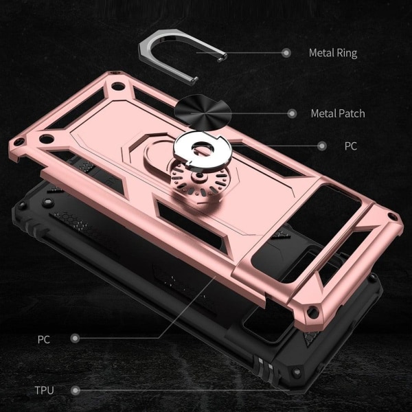 Bofink Combat Google Pixel 7 Pro kotelot - Ruusukulta Pink