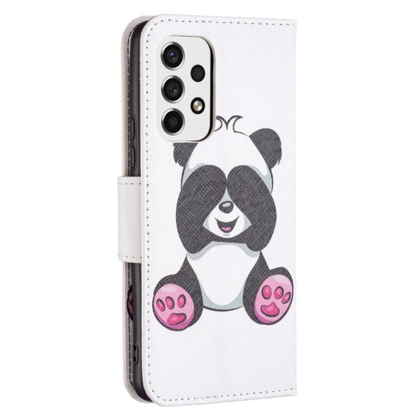 Wonderland Samsung Galaxy A53 5G flip etui - Panda White