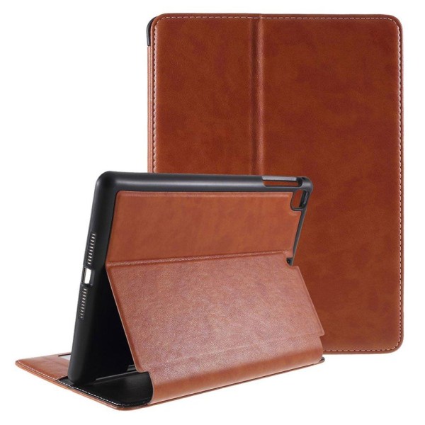iPad Mini (2019) leather case with pen slot - Brown Brown