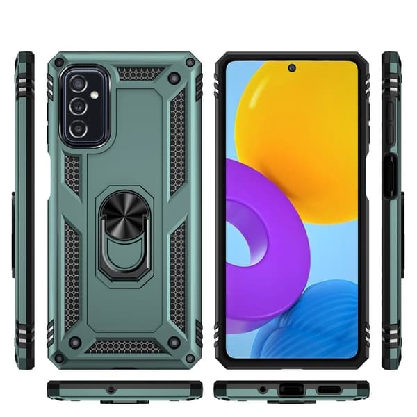 Bofink Combat Samsung Galaxy M52 5G Etui - Sortliggrøn Green