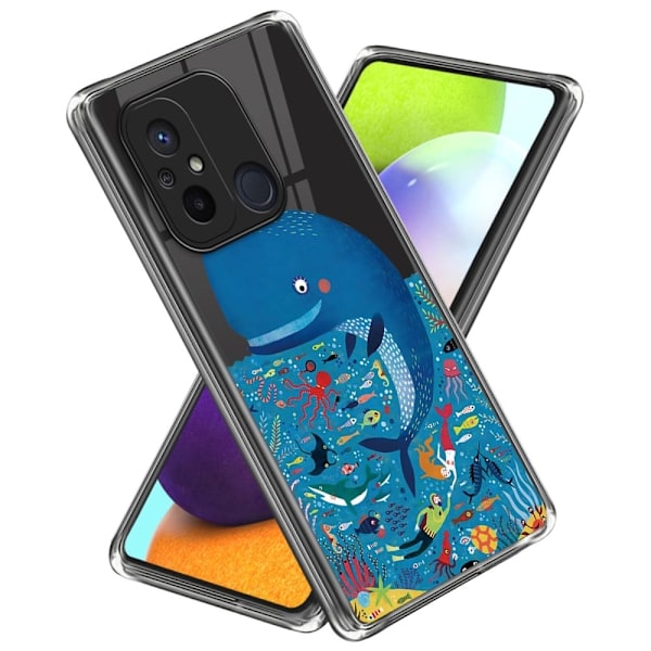 Deco Xiaomi Redmi 12C cover - Hval Blue