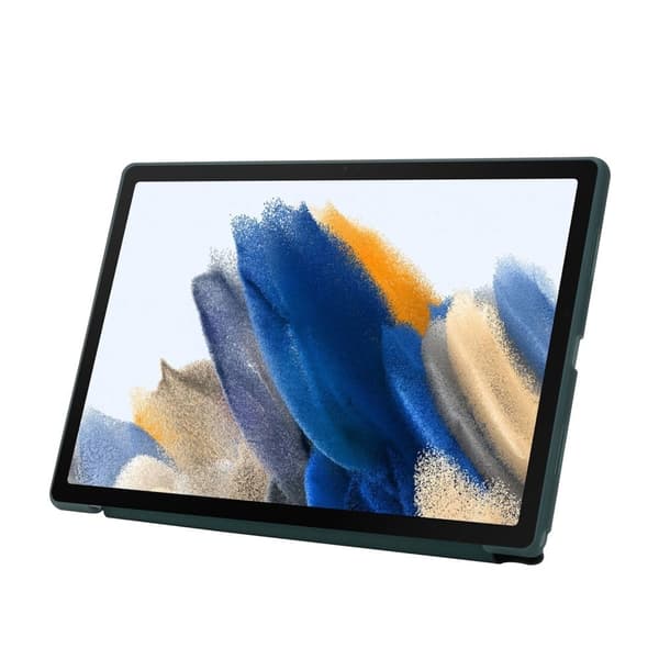 Samsung Galaxy Tab A8 10.5 (2021) V-foldet silikonveske - Mørkeblå Blue