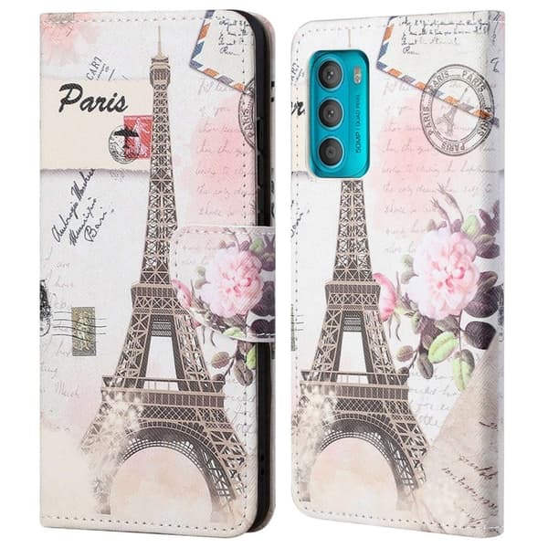 Wonderland Motorola Moto G42 Flippetui - Tower Multicolor