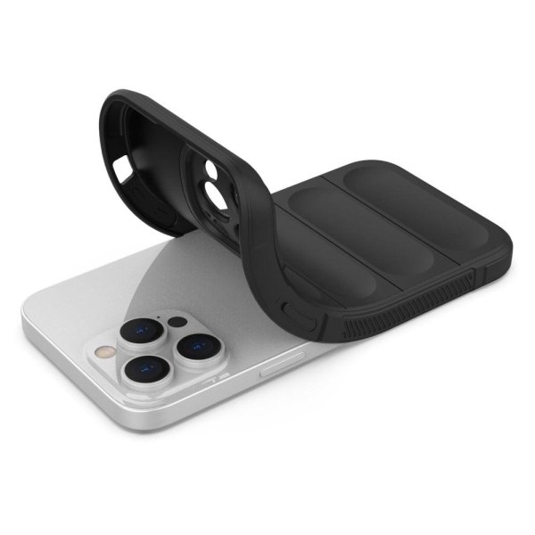 Mjukt greppformat iPhone 14 Pro skal - Vit Vit