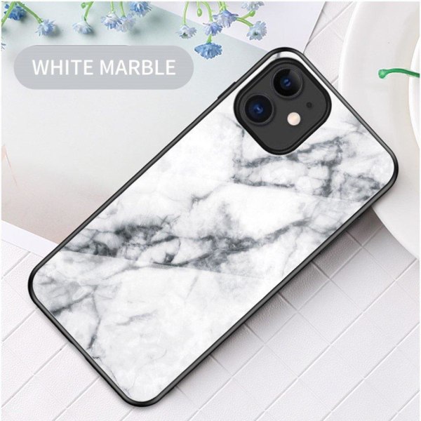 Fantasy Marble iPhone 12 Mini kuoret - Valkoinen White