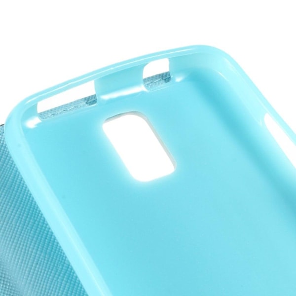 Moberg læderetui til Huawei Y360 med kortholder - Hjerter og cirkler Multicolor