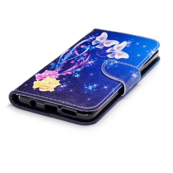 Butterfly läder Samsung Galaxy S9 Plus fodral - Flerfärgad multifärg