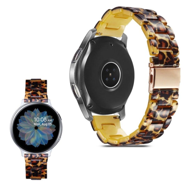 Resin design klockarmband för Huawei Watch GT devices - Leopard Brun