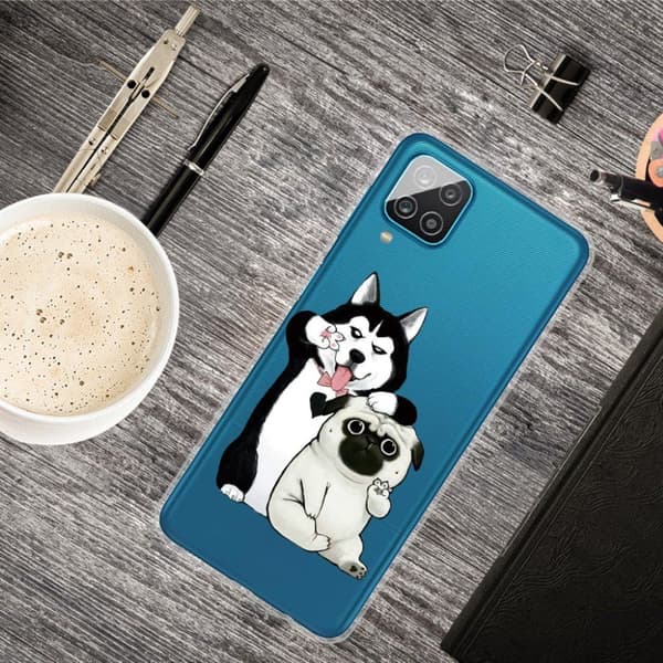 Deco Samsung Galaxy A12 5G Etui - Hund Black