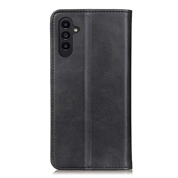Äkta läder Samsung Galaxy A14 fodral - Svart Svart