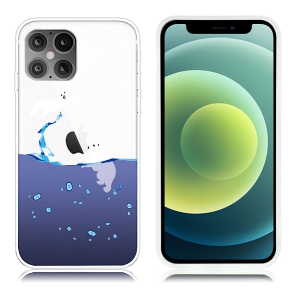 Deco iPhone 12 Mini skal - Isbjörn Vit