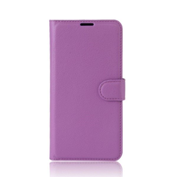 Meizu M5s Læder etui mad magnet lås - Lilla Purple