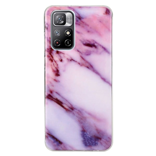 Marble Xiaomi Redmi Note 11T 5G / Note 11s 5g Suojakotelo - Violetti Purple