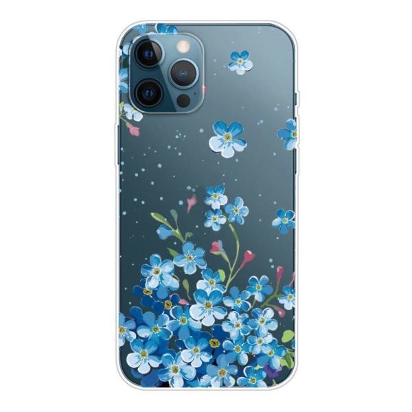 Deco iPhone 13 Pro skal - Blå Blommor Blå