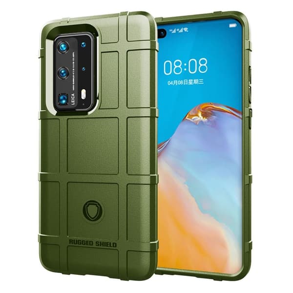Rugged Shield Cover - Huawei P40 Pro Plus - Grøn Green