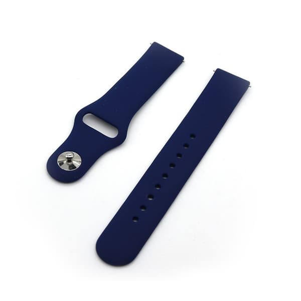 silikone rem til Samsung and Garmin rem - mørkeblå Blue