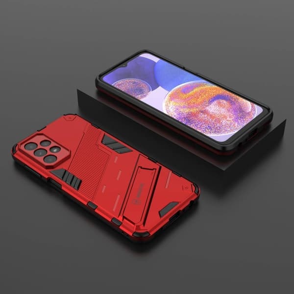 Støtsikkert hybriddeksel for Samsung Galaxy A23 - Rød Red