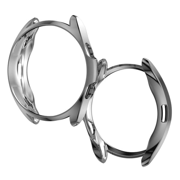 Samsung Galaxy Watch 3 (45mm) elektropläteringsram - Grå Silvergrå