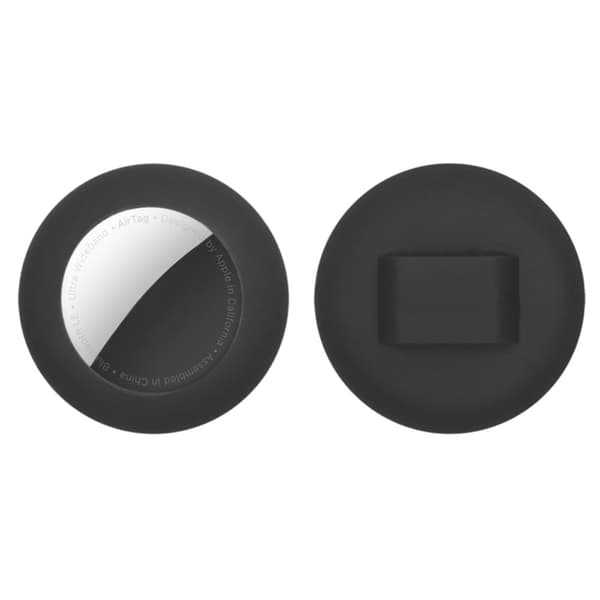 AirTags yksinkertainen silikonisuojus - Musta Black